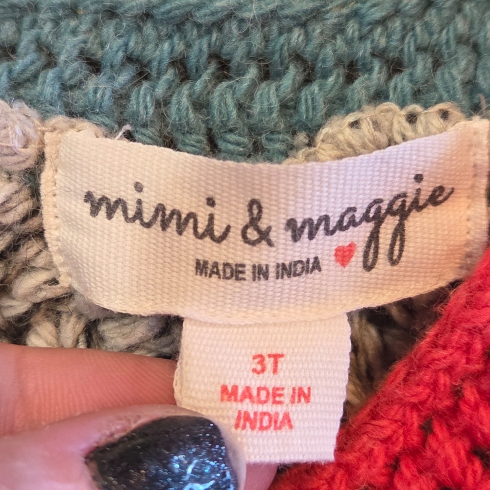 Mimi & Maggie Gray Knit Sweater - Picture 7 of 7